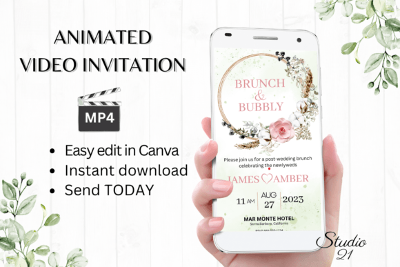 Boho Wedding Brunch Invite W9128: A Designer's Guide