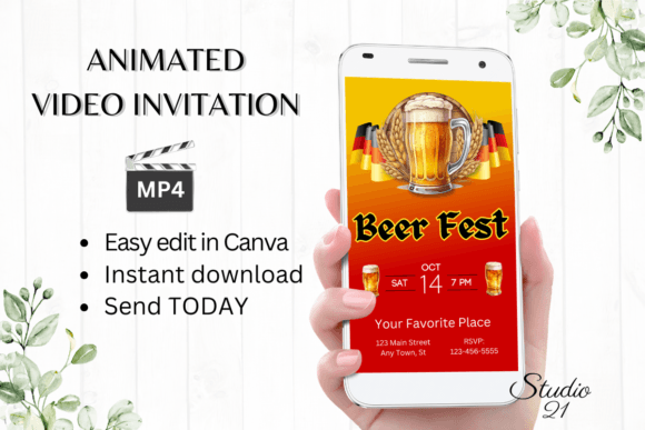 Celebrate in Style: The Animated Oktoberfest Invitation
