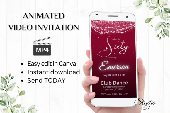 Celebrate in Style: The Ultimate 60th Birthday Invitation Template