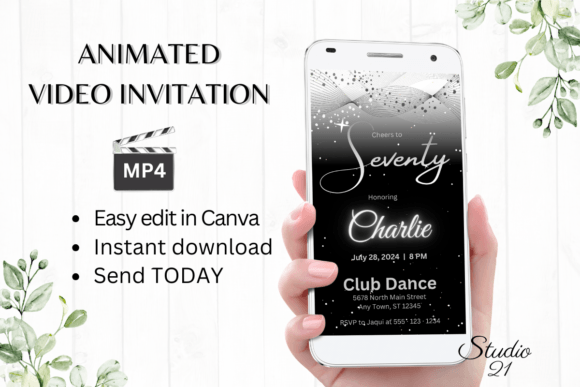 Celebrate in Style: The Ultimate 70th Birthday Invitation Template