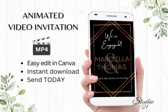 Design Your Digital Engagement Announcement W1925B