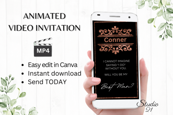 Elevate Your Best Man Proposal with Digital Animation