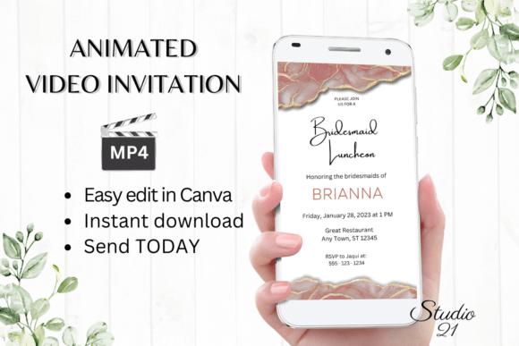 Minimalist Bridesmaid Luncheon: A Font for Modern Elegance